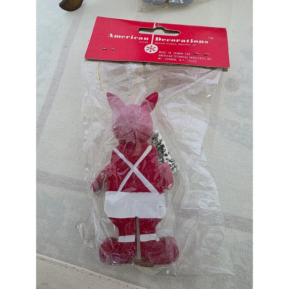 Vintage American‎ Decorations Christmas Ornaments Set of 3 New in Package